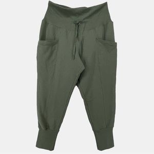 All In Motion High Waisted Olive Green Jogger Sweatpants - Size XL